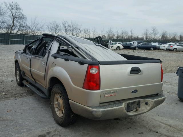 1FMZU77E92UC70051 - 2002 FORD EXPLORER S GRAY photo 3