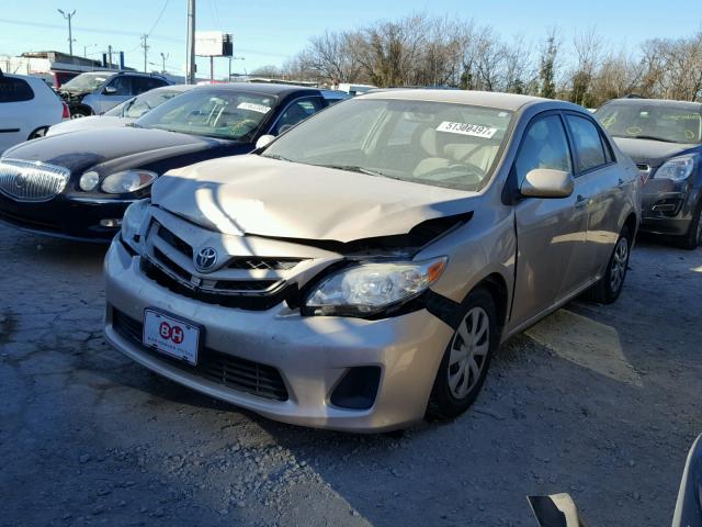 JTDBU4EE2B9139585 - 2011 TOYOTA COROLLA BA BEIGE photo 2