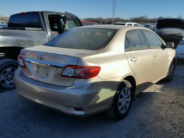 JTDBU4EE2B9139585 - 2011 TOYOTA COROLLA BA BEIGE photo 4