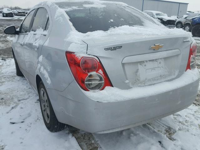 1G1JA5SH2G4180112 - 2016 CHEVROLET SONIC LS 银色 照片 3