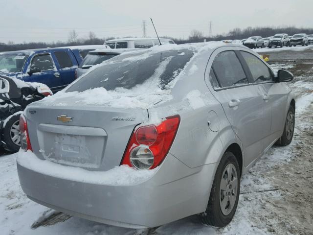 1G1JA5SH2G4180112 - 2016 CHEVROLET SONIC LS SILVER photo 4