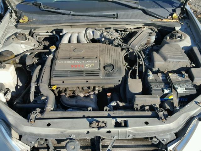 4T1BF28B43U303915 - 2003 TOYOTA AVALON XL SILVER photo 7