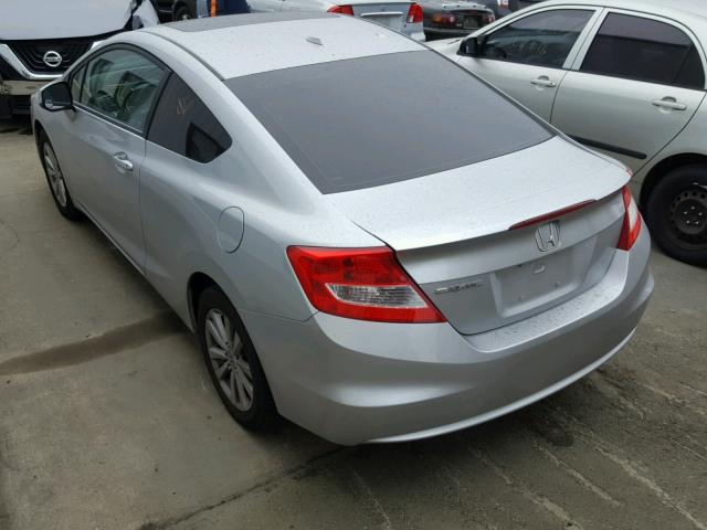 2HGFG3B80CH503815 - 2012 HONDA CIVIC EX SILVER photo 3