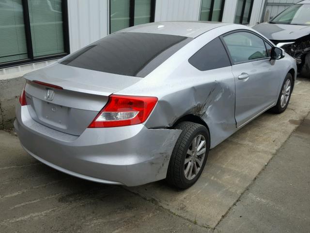 2HGFG3B80CH503815 - 2012 HONDA CIVIC EX ვერცხლისფერი ფოტო 4
