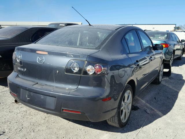 JM1BK32F291187433 - 2009 MAZDA 3 I GRAY photo 4