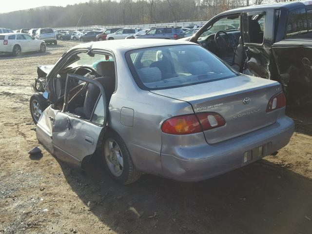 1NXBR18E7WZ009845 - 1998 TOYOTA COROLLA VE GRAY photo 3