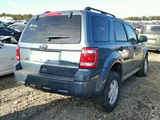 1FMCU9DG6BKA69243 - 2011 FORD ESCAPE XLT BLUE photo 4