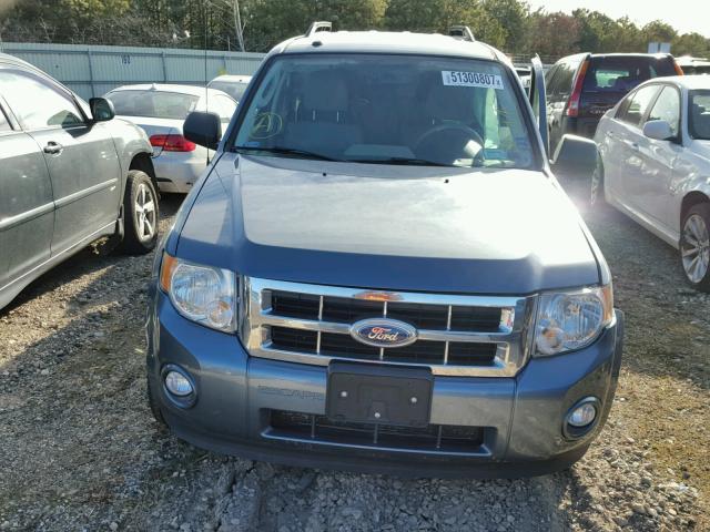 1FMCU9DG6BKA69243 - 2011 FORD ESCAPE XLT BLUE photo 9