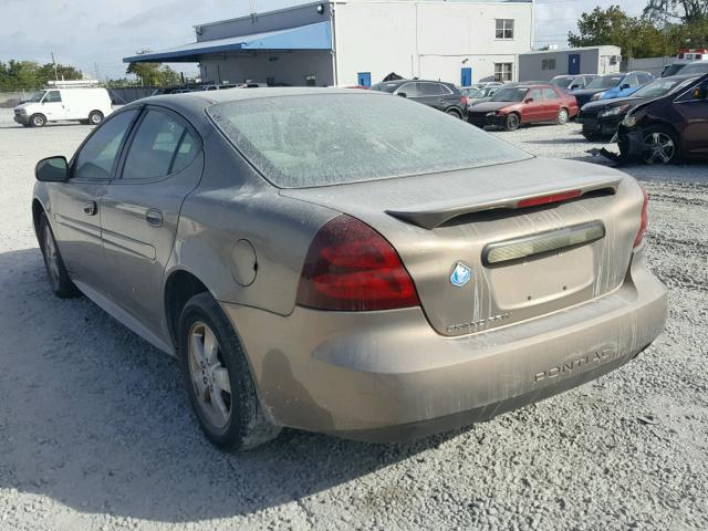 2G2WP552671161792 - 2007 PONTIAC GRAND PRIX BROWN photo 3