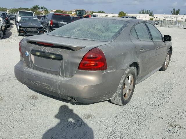 2G2WP552671161792 - 2007 PONTIAC GRAND PRIX BROWN photo 4