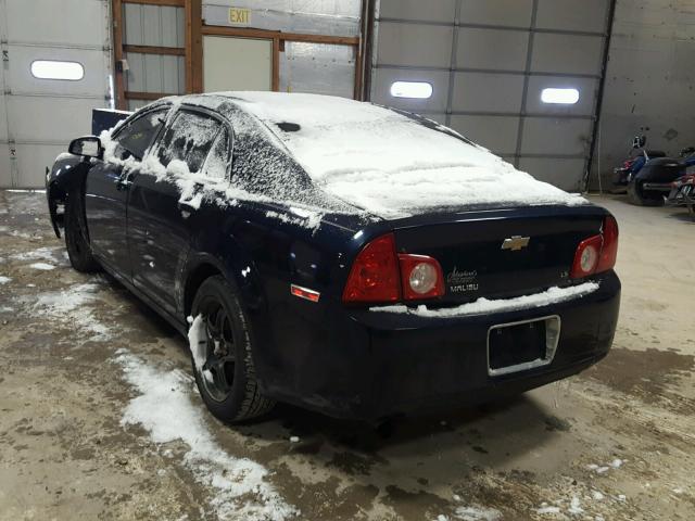 1G1ZG57B19F174153 - 2009 CHEVROLET MALIBU LS BLUE photo 3