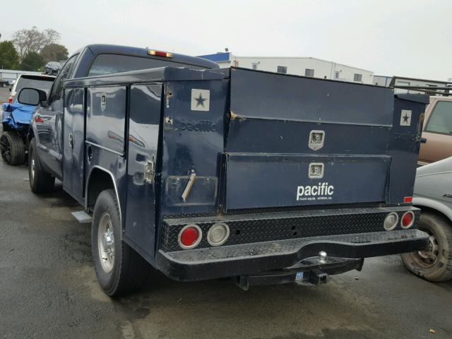 1FTSF30L81EC02964 - 2001 FORD F350 SRW S BLUE photo 3