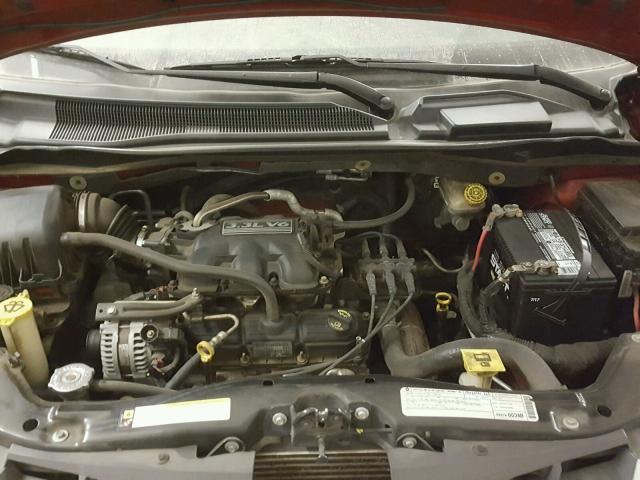 2A8HR44E19R525618 - 2009 CHRYSLER TOWN & COU BURGUNDY photo 7