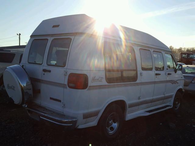 2B6HB21Y2SK574067 - 1995 DODGE RAM VAN B2 WHITE photo 4