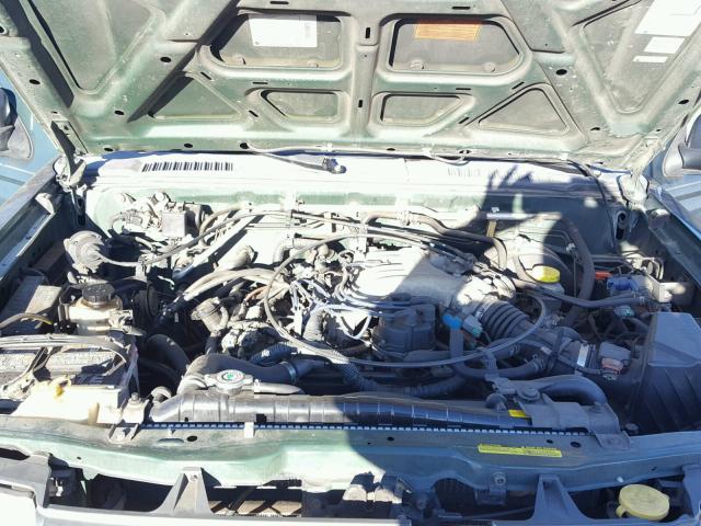 5N1ED28Y4YC573750 - 2000 NISSAN XTERRA XE GREEN photo 7