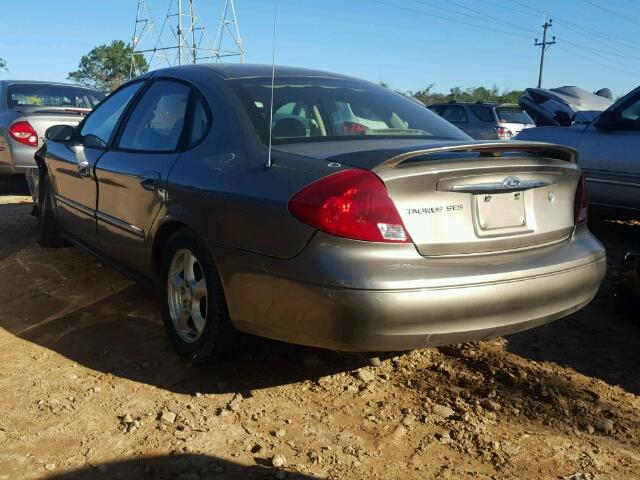 1FAFP55U72A129631 - 2002 FORD TAURUS SES GOLD photo 3