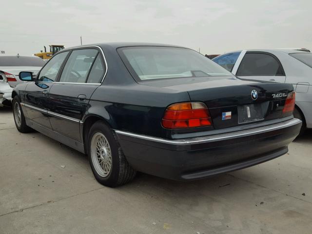 WBAGJ8326VDM08023 - 1997 BMW 740 IL GREEN photo 3