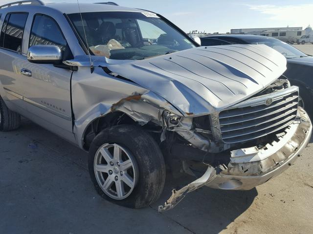 1A8HX58N48F107193 - 2008 CHRYSLER ASPEN LIMI SILVER photo 9