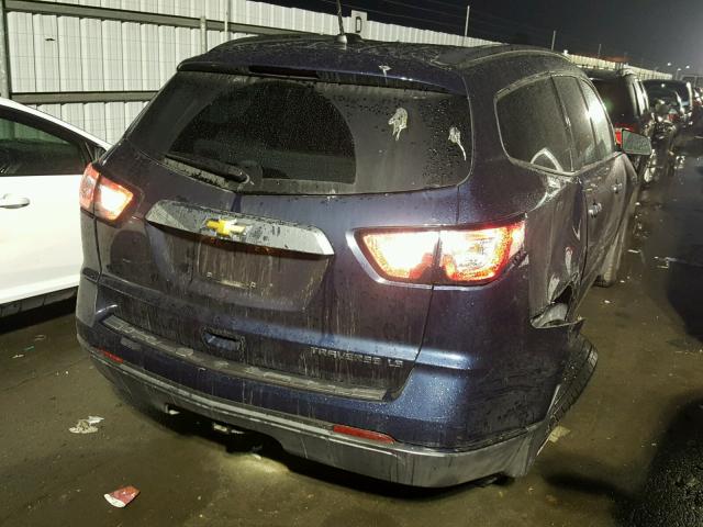 1GNKRFKD1GJ305259 - 2016 CHEVROLET TRAVERSE L BLUE photo 4