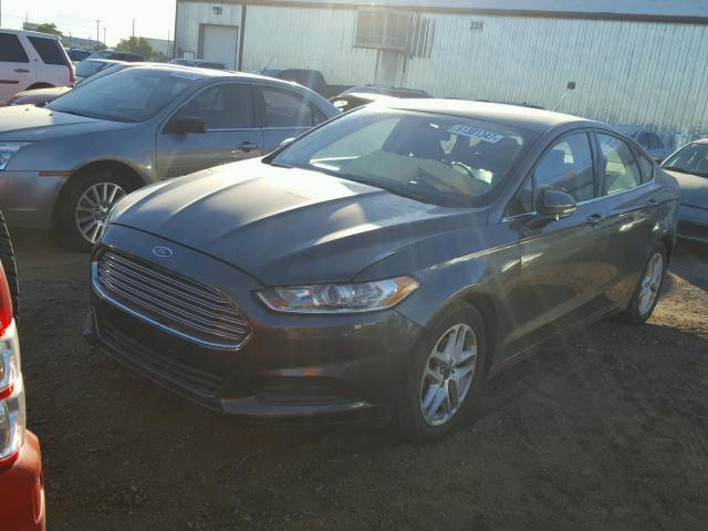 3FA6P0H72GR320380 - 2016 FORD FUSION SE CHARCOAL photo 2