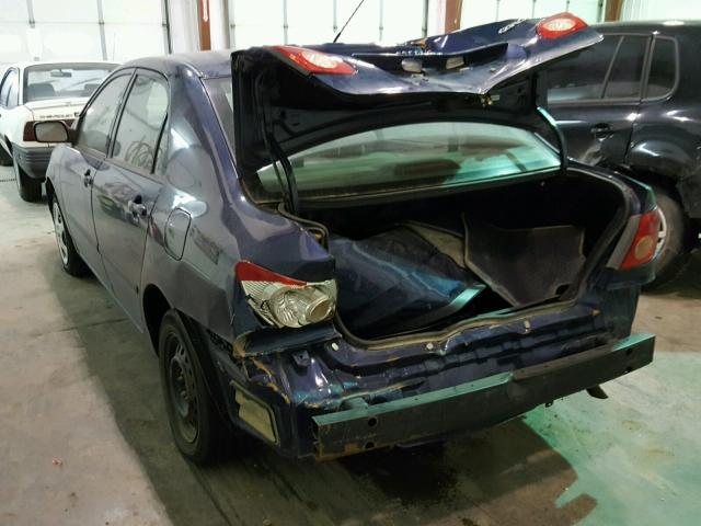 1NXBR32E05Z498897 - 2005 TOYOTA COROLLA CE BLUE photo 3