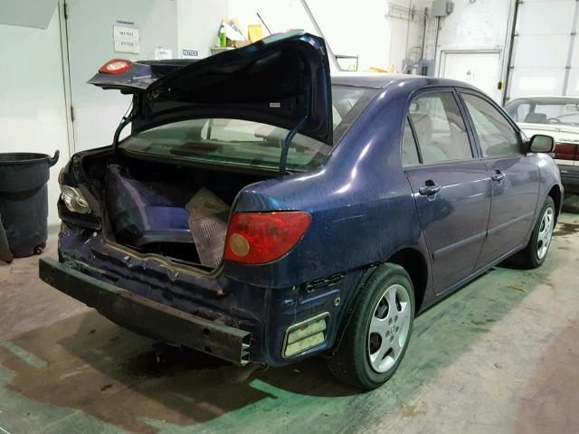 1NXBR32E05Z498897 - 2005 TOYOTA COROLLA CE BLUE photo 4