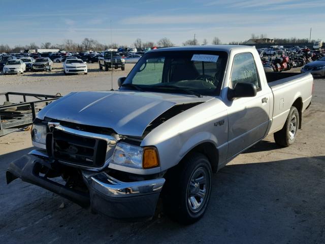 1FTYR10U14PA22877 - 2004 FORD RANGER GRAY photo 2