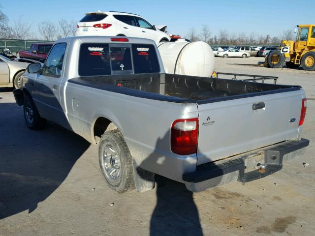 1FTYR10U14PA22877 - 2004 FORD RANGER GRAY photo 3