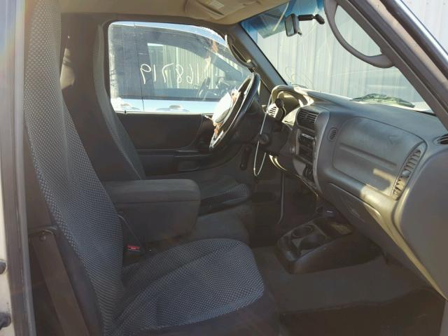 1FTYR10U14PA22877 - 2004 FORD RANGER GRAY photo 5