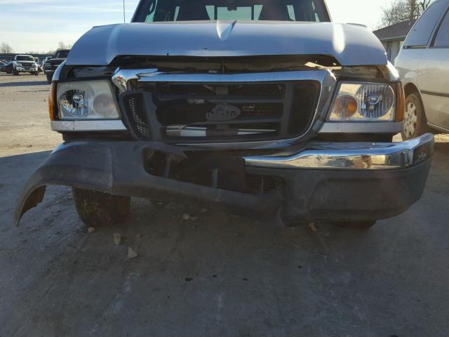 1FTYR10U14PA22877 - 2004 FORD RANGER GRAY photo 9