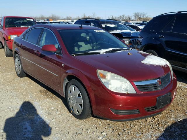 1G8ZS57B18F288474 - 2008 SATURN AURA XE MAROON photo 1