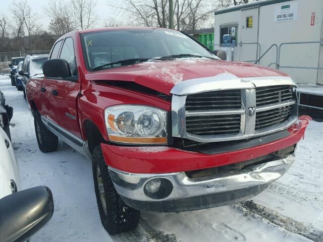 1D7HU18N66J120164 - 2006 DODGE RAM 1500 S RED photo 1