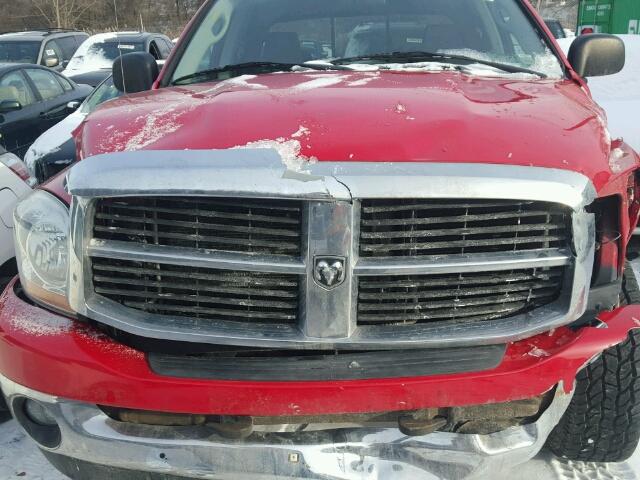 1D7HU18N66J120164 - 2006 DODGE RAM 1500 S RED photo 7