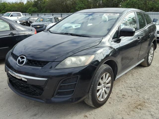 JM3ER2W5XA0302205 - 2010 MAZDA CX-7 BLACK photo 2