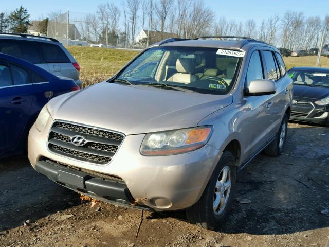 5NMSG13DX7H100545 - 2007 HYUNDAI SANTA FE G BEIGE photo 2