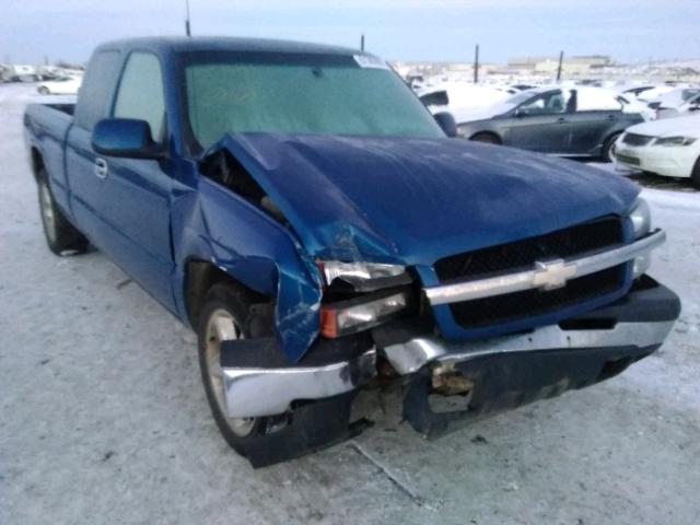 2GCEC19T641145960 - 2004 CHEVROLET SILVERADO BLUE photo 1