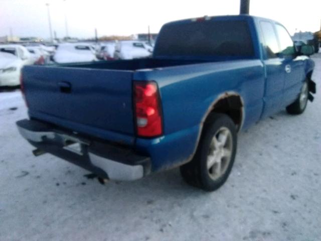 2GCEC19T641145960 - 2004 CHEVROLET SILVERADO BLUE photo 4