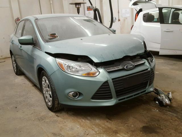 1FAHP3F25CL392703 - 2012 FORD FOCUS SE GREEN photo 1