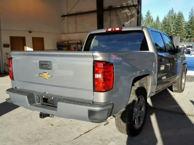 3GCUKREC6HG253656 - 2017 CHEVROLET SILVERADO GRAY photo 4