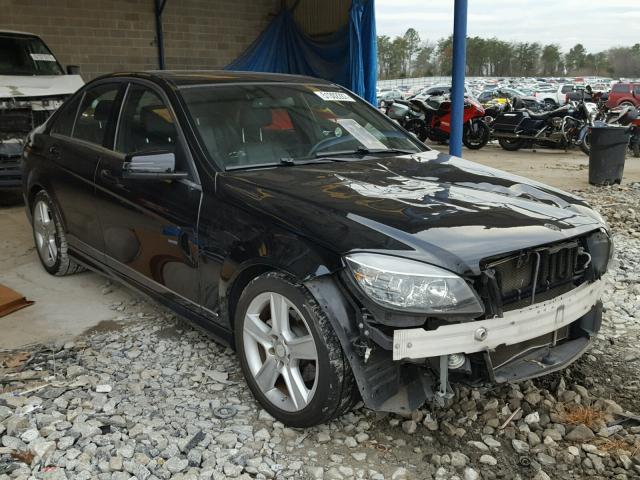 WDDGF5EB2BR183488 - 2011 MERCEDES-BENZ C 300 BLACK photo 1