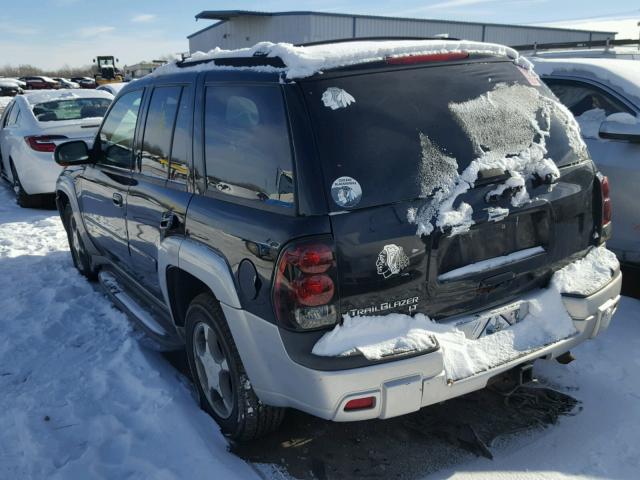 1GNDT13SX52367437 - 2005 CHEVROLET TRAILBLAZE BLACK photo 3