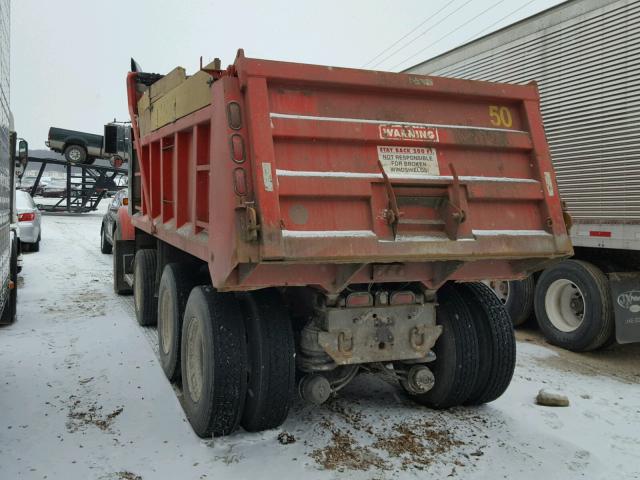 1XKDD29X6KS534861 - 1989 KENWORTH CONSTRUCTI RED photo 3