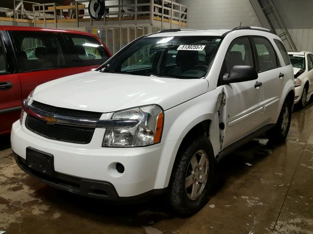 2CNDL13F776239296 - 2007 CHEVROLET EQUINOX LS WHITE photo 2