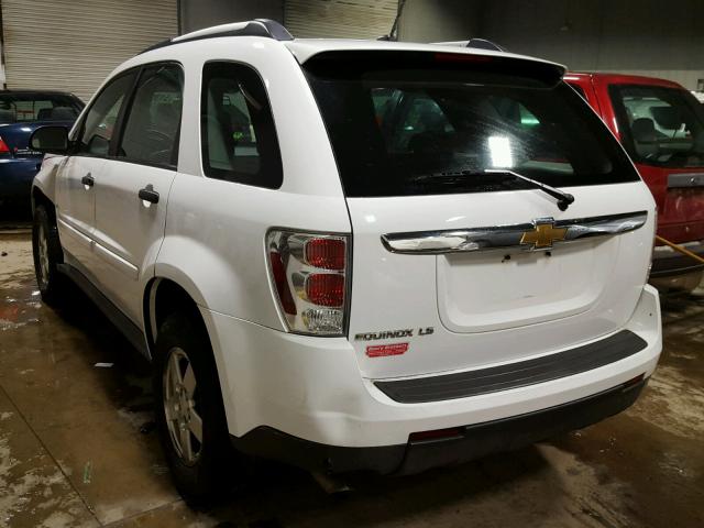 2CNDL13F776239296 - 2007 CHEVROLET EQUINOX LS WHITE photo 3