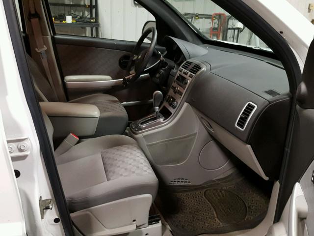 2CNDL13F776239296 - 2007 CHEVROLET EQUINOX LS WHITE photo 5