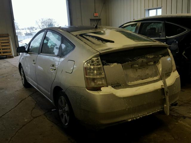 JTDKB20U167538143 - 2006 TOYOTA PRIUS SILVER photo 3