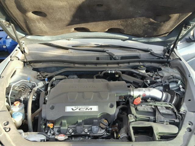 5J6TF2H52BL000018 - 2011 HONDA ACCORD CRO GREEN photo 7