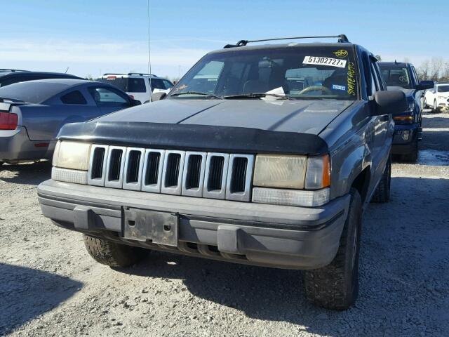 1J4FX58S0SC758280 - 1995 JEEP GRAND CHER GRAY photo 2