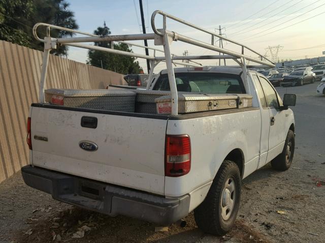 1FTRF122X6NA40883 - 2006 FORD F150 WHITE photo 4