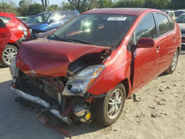 JTDKB20U183450669 - 2008 TOYOTA PRIUS RED photo 2